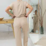 Домашний костюм женский из вискозы, бежевый