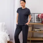 Домашний костюм женский из вискозы, графит