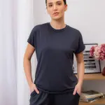 Домашний костюм женский из вискозы, графит