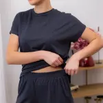 Домашний костюм женский из вискозы, графит
