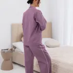 Пижама женская из сатина, пыльная роза