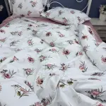 Сатиновая постель с принтом «Невероятные маки»