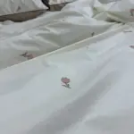 Поплиновое постельное белье с вышивкой «Цветочная мечта»