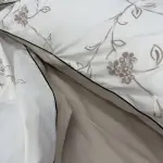 Сатиновое постельное белье с принтом «Ванильный цвет»