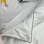 Постельное белье из сатина, белое