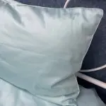 Постельное белье из сатина, мятное