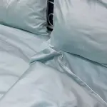 Постельное белье из сатина, мятное