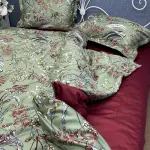 Сатиновое постельное белье с принтом «Садовая мелодия»