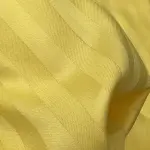 Постельное белье из страйп сатина, желтое