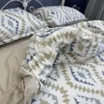 Поплінова постільна білизна з принтом «Етнічний орнамент»