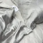 Жаккардовое постельное белье “Сказочное утро”, серо-стальное