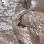 Жаккардовое постельное белье «Ночь Клеопатры», золотисто-коричневое