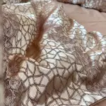 Жаккардовое постельное белье «Ночь Клеопатры», золотисто-коричневое